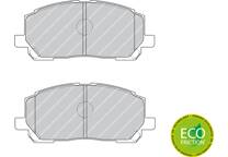 Front brake pad set