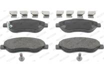 Front brake pad set