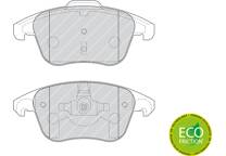 Front brake pad set
