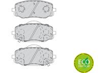 Front brake pad set
