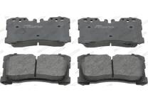 Front brake pad set