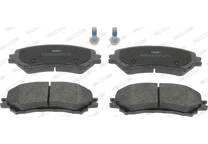 Front brake pad set