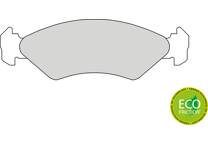 Front brake pad set