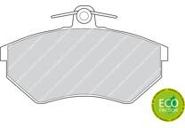 Front brake pad set