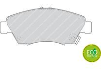 Front brake pad set