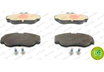 Front brake pad set