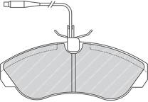 Front brake pad set