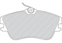Front brake pad set