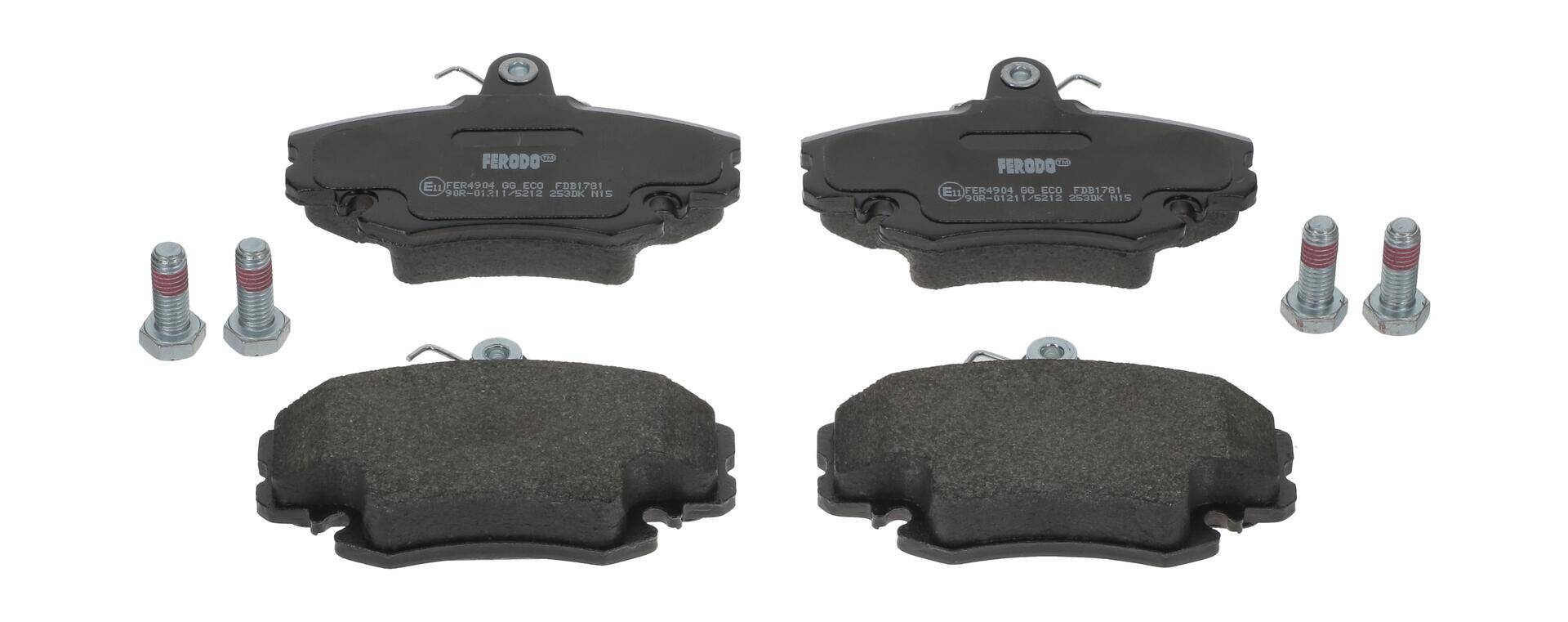 Front brake pad set