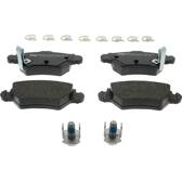 VALEO 598584 Kit Pastiglie Freno Posteriori Con Accessori - Prerodate, Senza Rame, Per Freno A Disco - 4