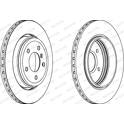 Brake disc set (2) FERODO - DDF1280C