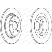 Brake disc set (2) FERODO - DDF1871C