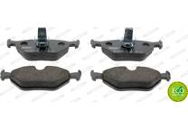 Rear brake pad set