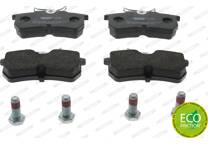 Rear brake pad set