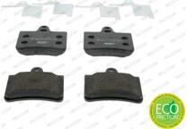 Rear brake pad set