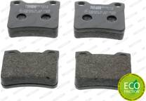 Rear brake pad set