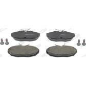 Rear brake pad set FERODO - FDB1486