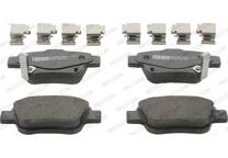 Rear brake pad set