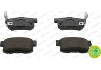Rear brake pad set