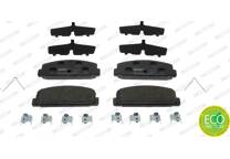 Rear brake pad set