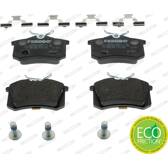 Rear brake pad set FERODO - FDB1788