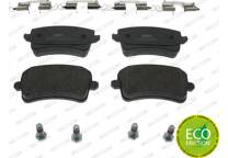 Rear brake pad set