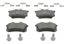 Rear brake pad set