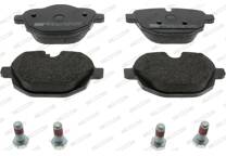 Rear brake pad set