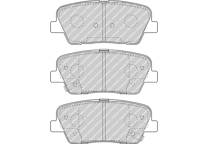 Rear brake pad set