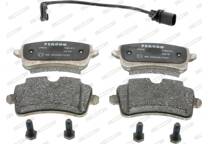 Rear brake pad set