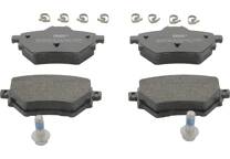 Rear brake pad set