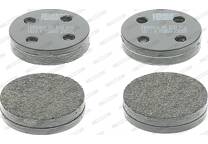 Rear brake pad set