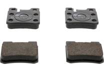 Rear brake pad set