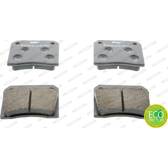 Rear brake pad set FERODO - FDB815