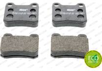 Rear brake pad set