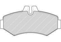 Rear brake pad set