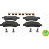 Rear brake pad set FERODO - FVR1927