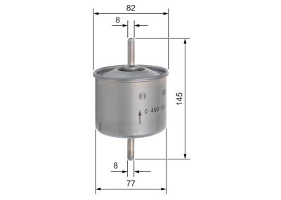 Filtre à carburant BOSCH 0 450 905 324