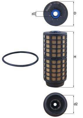 Filtro combustible KNECHT KX 399D