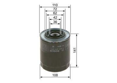 Bosch P3201 - Filtre à huile auto