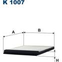 Cabin air filter FILTRON - K 1007