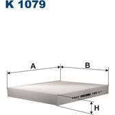 Filtre habitacle FILTRON - K 1079