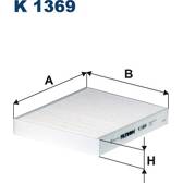 Filtre habitacle FILTRON - K 1369