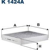 Filtre habitacle FILTRON - K 1424A