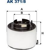 Filtro aria FILTRON - AK 371/8