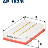 Filtro aria FILTRON - AP 183/6