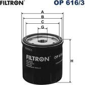 Filtro de óleo FILTRON - OP 616/3