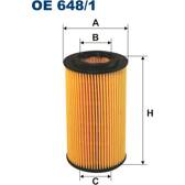 Filtro de aceite FILTRON - OE 648/1