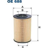 Filtro de aceite FILTRON - OE 688