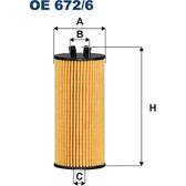 Filtro olio FILTRON - OE 672/6
